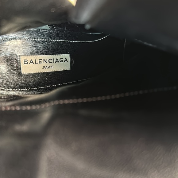 Balenciaga Black Leather Heel Boots - Picture 8 of 11